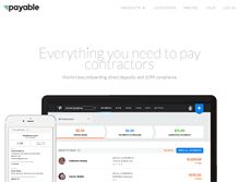 Tablet Screenshot of payable.com